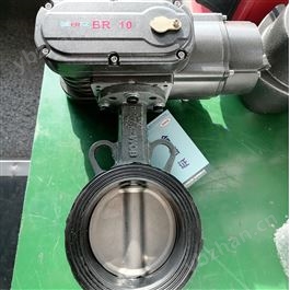 电动调节对夹软密封蝶阀