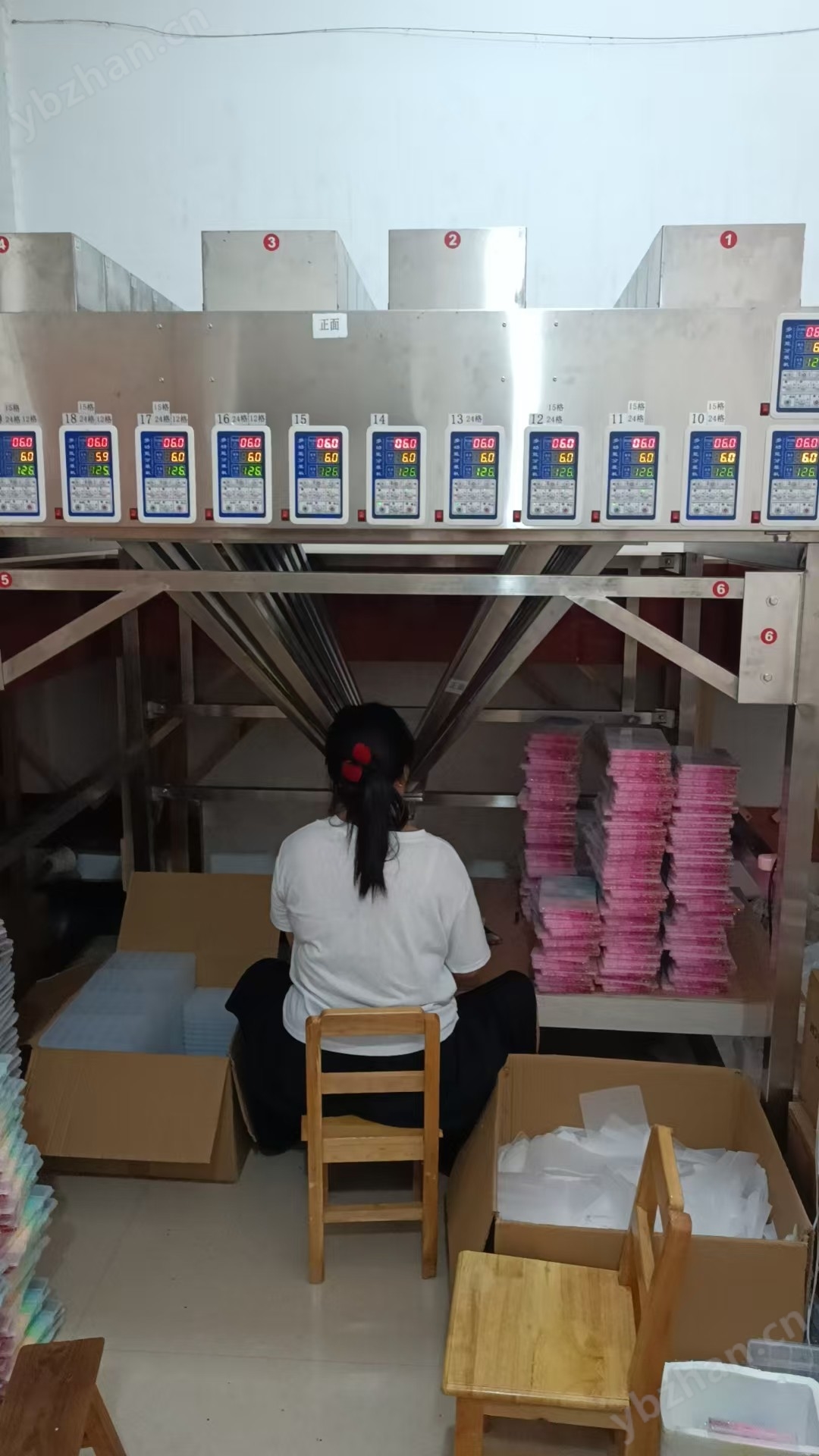 28头智能控制颗粒分装机盒装软陶片专用