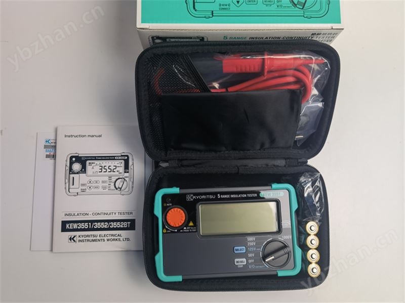 克列茨KEW3551数显绝缘导通测试仪KEW3552兆欧表KEW3552BT