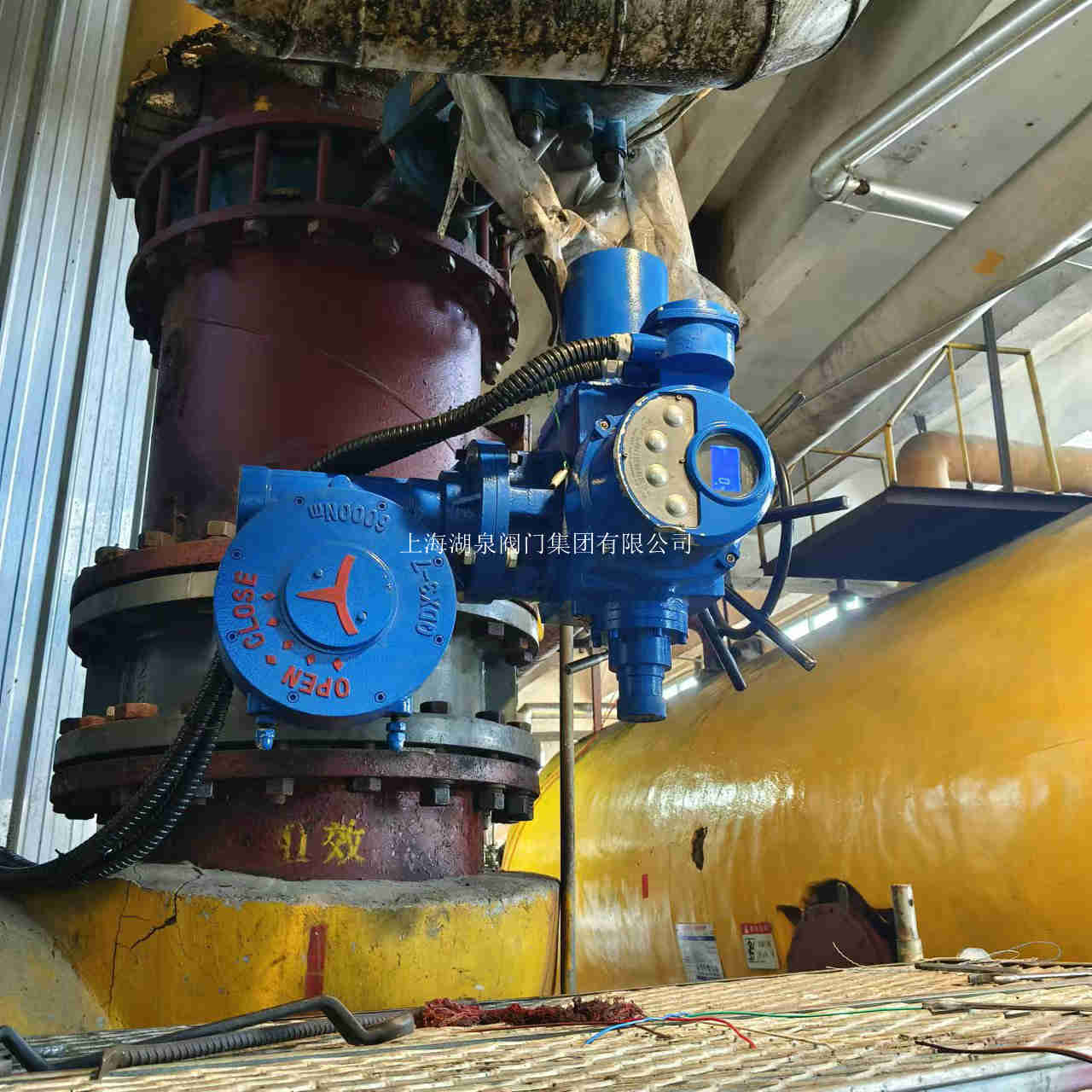 上海湖泉阀门集团现场安装调试