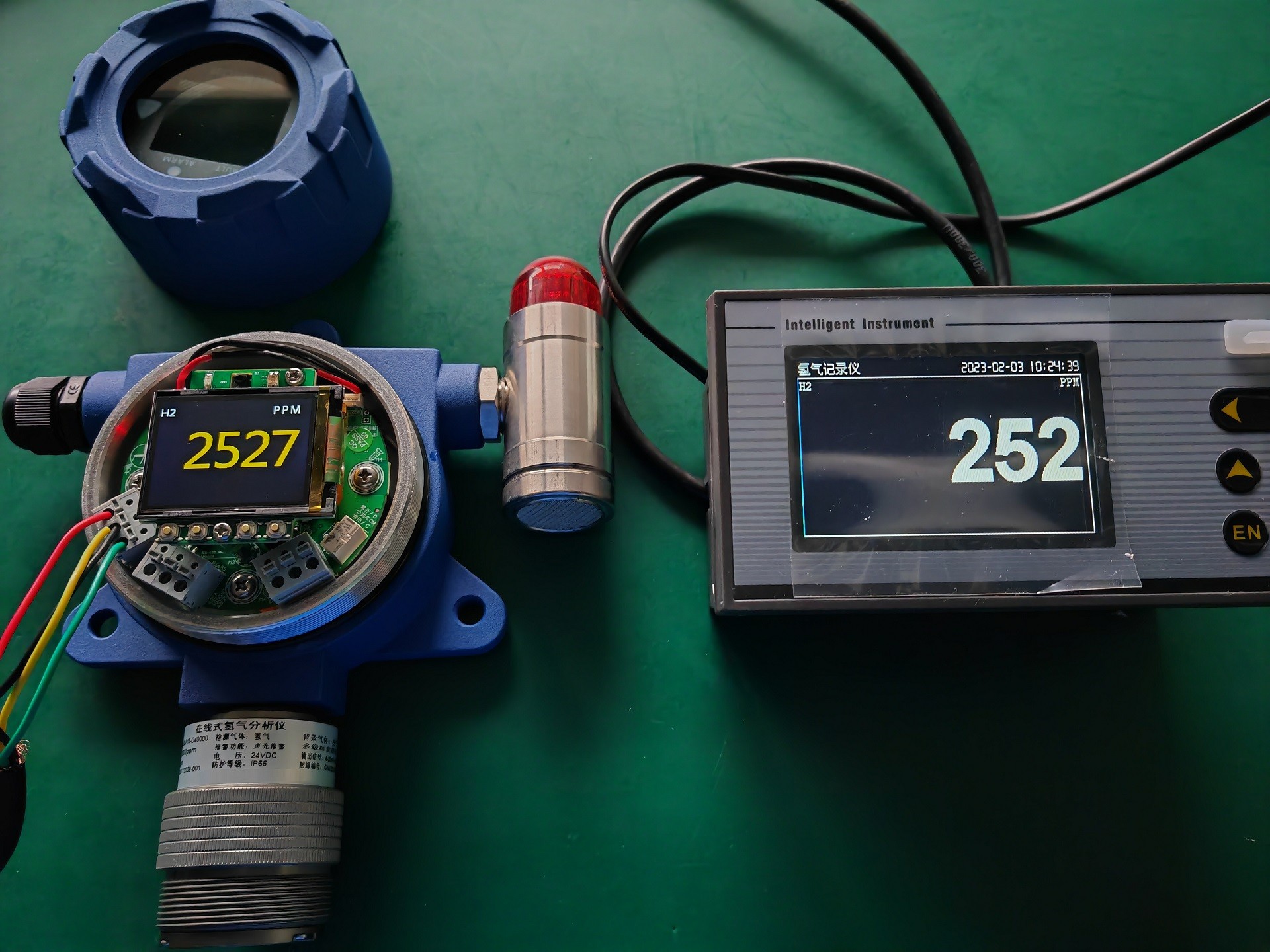 防爆在线氧中氢分析仪 型号:GCT-H2-P31-D-Z库号:M412101