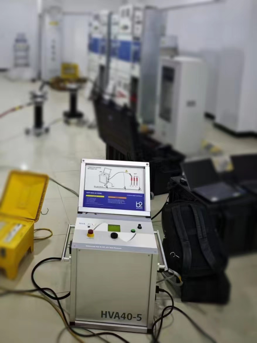 HVA40-5電纜超低頻測(cè)試系統(tǒng)對(duì)新建小區(qū)電纜做耐壓/介損/局放三合一測(cè)試！